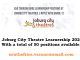 Joburg City Theatres Learnership 2024